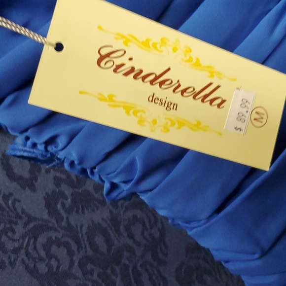 NEW! FANCY BLUE DRESS - Picture 5 of 5